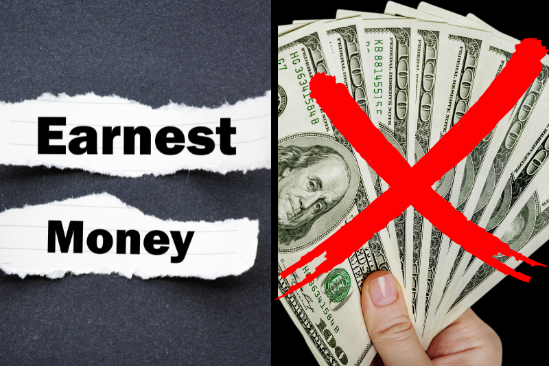 Never Use Cash for Earnest Money Deposits